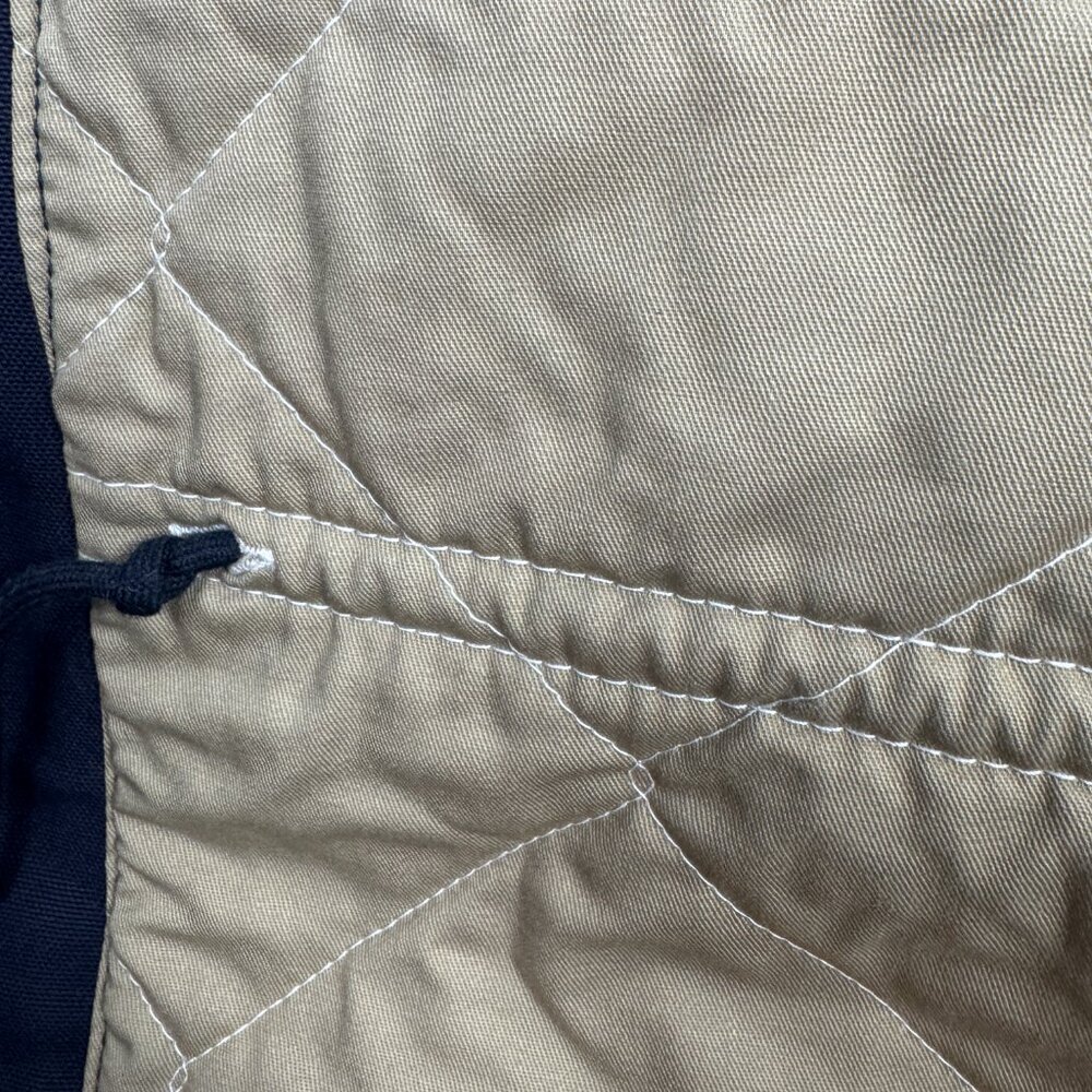 Carhartt 101618 - Flame-Resistant Duck Traditional Coat - Quilt Lined Navy Q4 LG - Picture 9 of 13